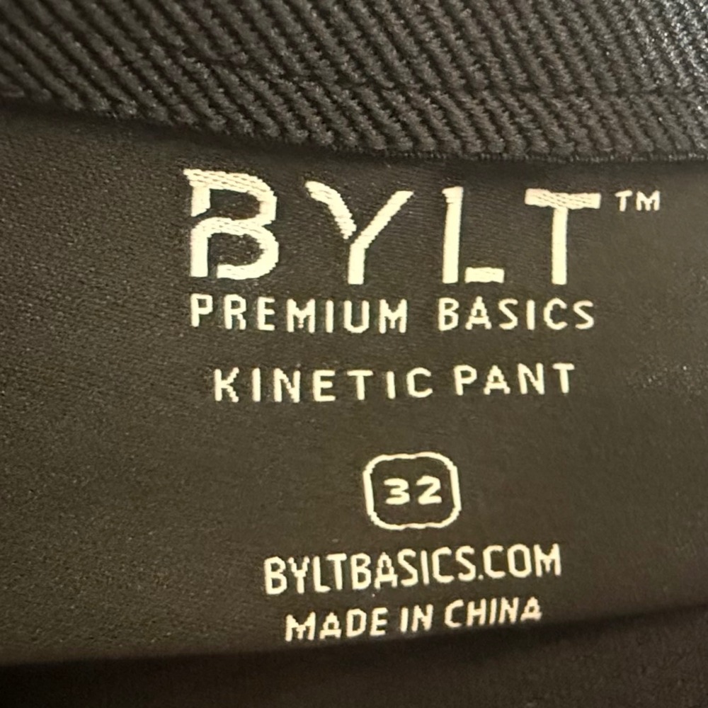BYLT Premium Basics Kinetic Pant Mens 32x29 Performance‎ Stretch Gray Polyester - Picture 6 of 10
